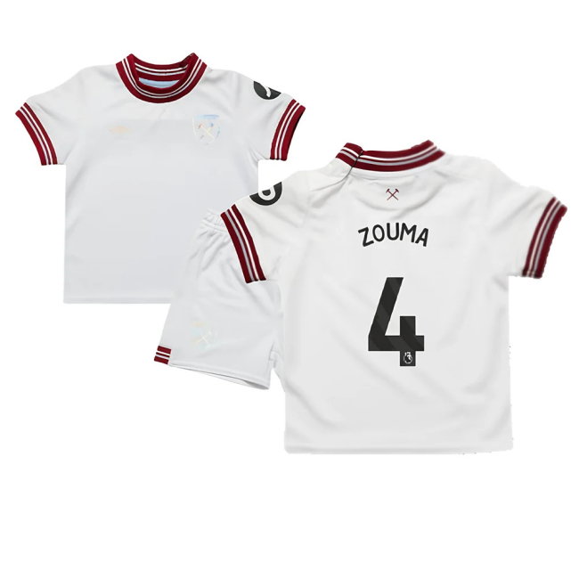2023-2024 West Ham Away Baby Kit (ZOUMA 4)