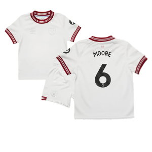2023-2024 West Ham Away Infant Mini Kit (MOORE 6)