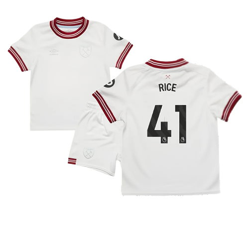 2023-2024 West Ham Away Infant Mini Kit (RICE 41)