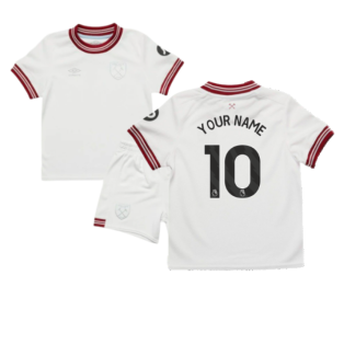 2023-2024 West Ham Away Infant Mini Kit (Your Name)