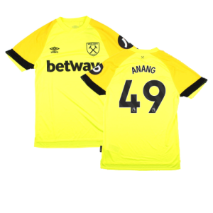 2023-2024 West Ham Change Goalkeeper Shirt (Yellow) (Anang 49)