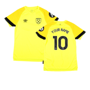 2023-2024 West Ham Change Goalkeeper Shirt (Yellow) - Kids