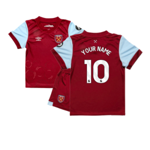 2023-2024 West Ham Home Infant Kit (Your Name)