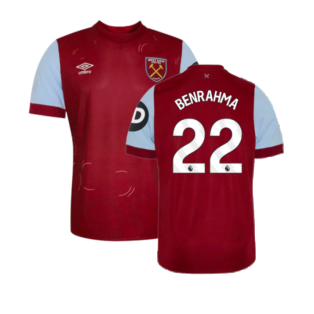 2023-2024 West Ham Home Shirt (Kids) (BENRAHMA 22)