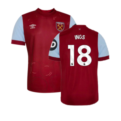 2023-2024 West Ham Home Shirt (Kids) (INGS 18)