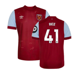 2023-2024 West Ham Home Shirt (Kids) (RICE 41)