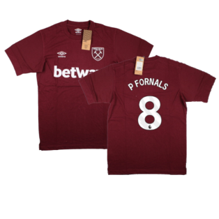 2023-2024 West Ham Leisure Tee (Tawny Port) (P FORNALS 8)