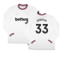 2023-2024 West Ham Long Sleeve Away Shirt (EMERSON 33)