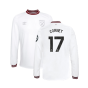 2023-2024 West Ham Long Sleeve Away Shirt (Kids) (CORNET 17)