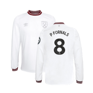 2023-2024 West Ham Long Sleeve Away Shirt (Kids) (P FORNALS 8)