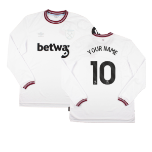 2023-2024 West Ham Long Sleeve Away Shirt