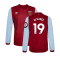2023-2024 West Ham Long Sleeve Home Shirt (Kids) (ALVAREZ 19)