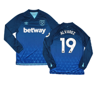 2023-2024 West Ham Long Sleeve Third Shirt (ALVAREZ 19)