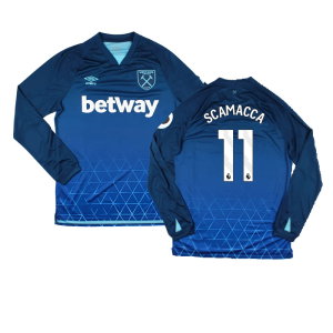 2023-2024 West Ham Long Sleeve Third Shirt (SCAMACCA 11)