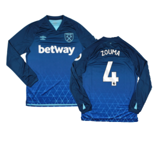 2023-2024 West Ham Long Sleeve Third Shirt (ZOUMA 4)