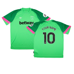 2023-2024 West Ham SS Home Goalkeeper Shirt (Green) (Your Name)