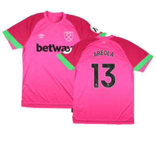 2023-2024 West Ham Third Goalkeeper Shirt (Pink) (Areola 13)
