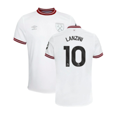 2023-2024 West Ham United Away Shirt (Kids) (LANZINI 10)