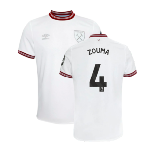 2023-2024 West Ham United Away Shirt (Kids) (ZOUMA 4)