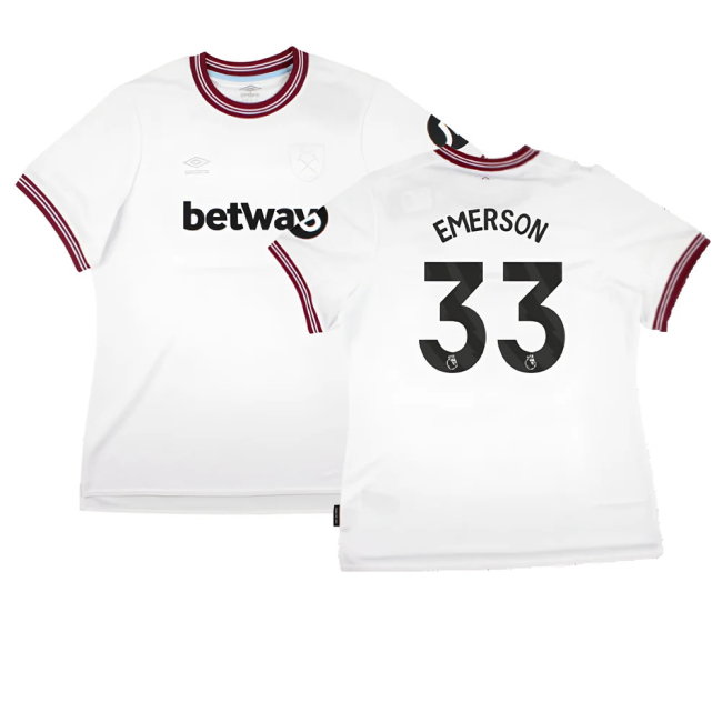 2023-2024 West Ham United Away Shirt (Ladies) (EMERSON 33)
