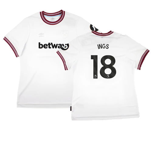 2023-2024 West Ham United Away Shirt (Ladies) (INGS 18)