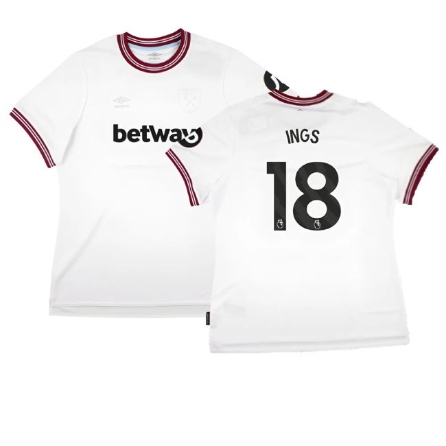 2023-2024 West Ham United Away Shirt (Ladies) (INGS 18)