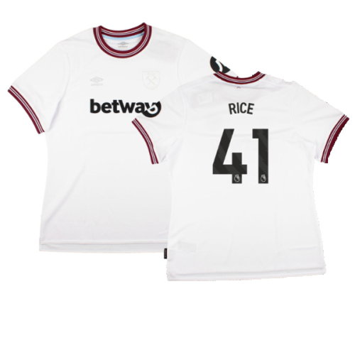 2023-2024 West Ham United Away Shirt (Ladies) (RICE 41)