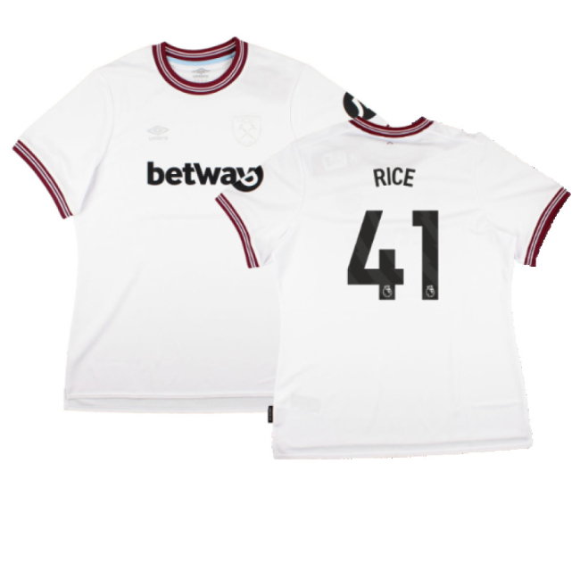 2023-2024 West Ham United Away Shirt (Ladies) (RICE 41)