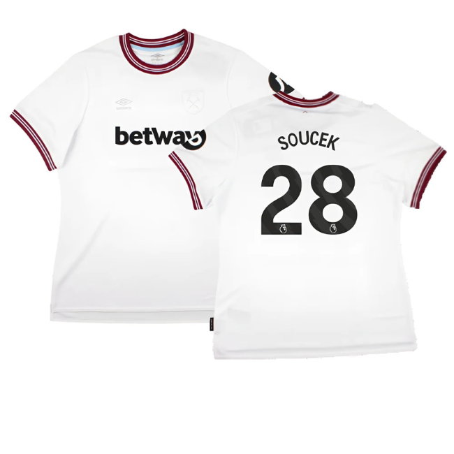 2023-2024 West Ham United Away Shirt (Ladies) (SOUCEK 28)