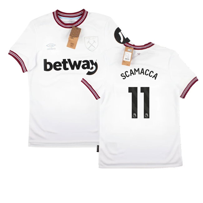 2023-2024 West Ham United Away Shirt (SCAMACCA 11)