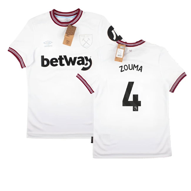 2023-2024 West Ham United Away Shirt (ZOUMA 4)