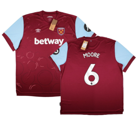 2023-2024 West Ham United Home Shirt (MOORE 6)