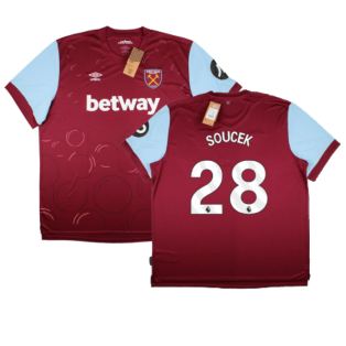 2023-2024 West Ham United Home Shirt (SOUCEK 28)