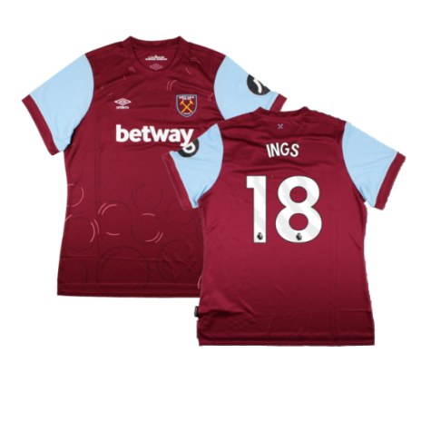 2023-2024 West Ham United Home Shirt (Womens) (INGS 18)
