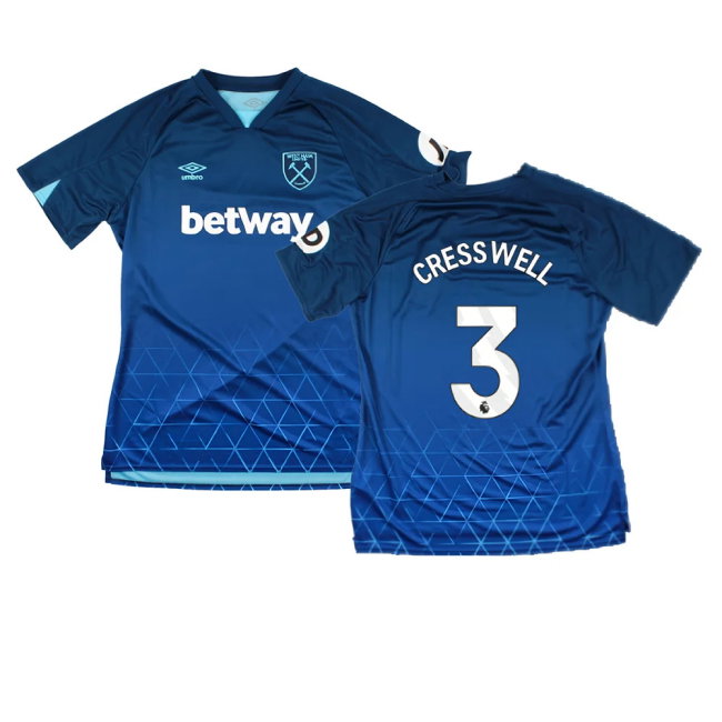 2023-2024 West Ham United Third Shirt (Womens) (CRESSWELL 3)