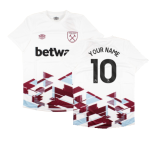 2023-2024 West Ham Warm Up Jersey (White) (Your Name)
