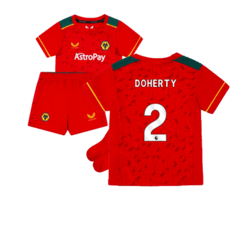 2023-2024 Wolves Away Mini Kit (Doherty 2)