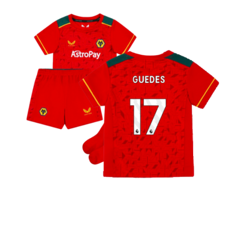 2023-2024 Wolves Away Mini Kit (GUEDES 17)