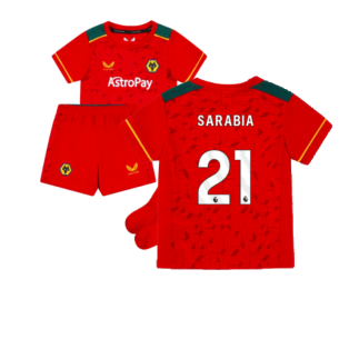 2023-2024 Wolves Away Mini Kit (SARABIA 21)