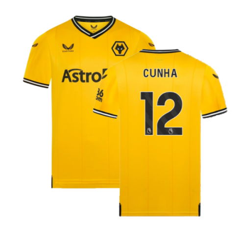 2023-2024 Wolves Home Shirt (CUNHA 12)
