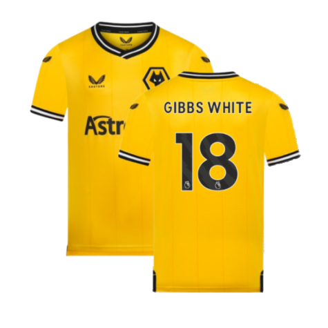 2023-2024 Wolves Home Shirt (Kids) (GIBBS WHITE 18)