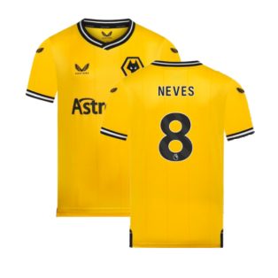 2023-2024 Wolves Home Shirt (Kids) (NEVES 8)