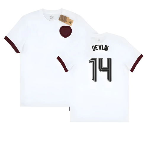 2023-24 Hearts 150th Anniversary Third Shirt (DEVLIN 14)