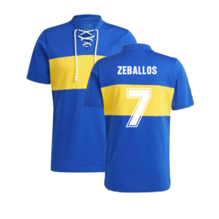 2023 Boca Juniors History Jersey (Zeballos 7)
