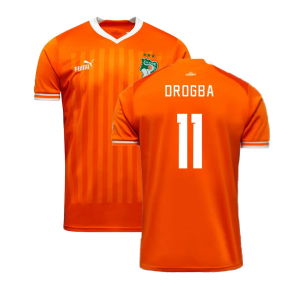 2023 Ivory Coast Home AFCON Winner Shirt (Drogba 11)