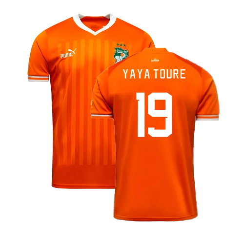 2023 Ivory Coast Home AFCON Winner Shirt (Yaya Toure 19)