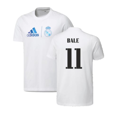 2023 Real Madrid Graphic Tee (White) (BALE 11)  2023 Real Madrid Graphic Tee (White) (BALE 11)