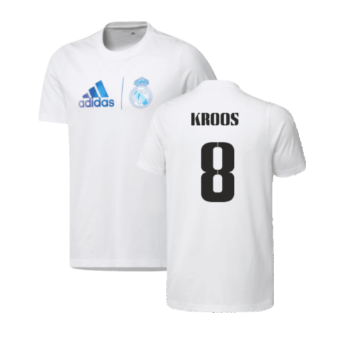 2023 Real Madrid Graphic Tee (White) (KROOS 8)  2023 Real Madrid Graphic Tee (White) (KROOS 8)