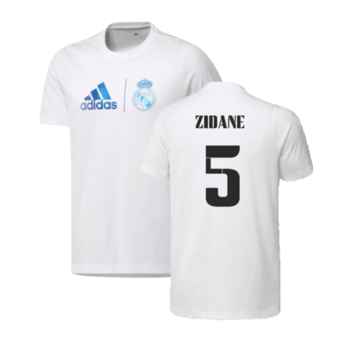 2023 Real Madrid Graphic Tee (White) (ZIDANE 5)  2023 Real Madrid Graphic Tee (White) (ZIDANE 5)