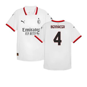 2024-2025 AC Milan Away Authentic Shirt (Bennacer 4)